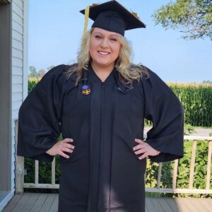 Brittany Scott at her RN Nursing Program Graduation