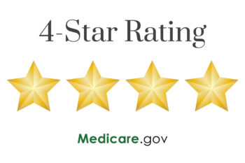 Visual representation of 4-star rating